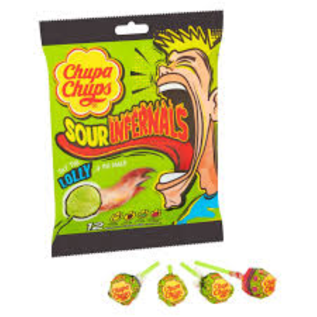 CHUPA CHUOS SOUR INFERNALS LOLL 114G